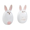 Mud Pie Bunny Salt and Pepper Set, 2" Dia x
