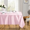 Manyshofu Pink Satin Tablecloth Rectangle 60 x 120 Inch -