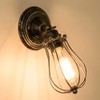moonkist Vintage Wall Lamp Adjustable Rustic Retro Wire Cage Wall