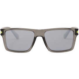 RAVI EYEWEAR TAC Square Polarized Sunglasses for Men Lightweight TR90 Frame UV400 Protection Square Sun Glasses (Gray)