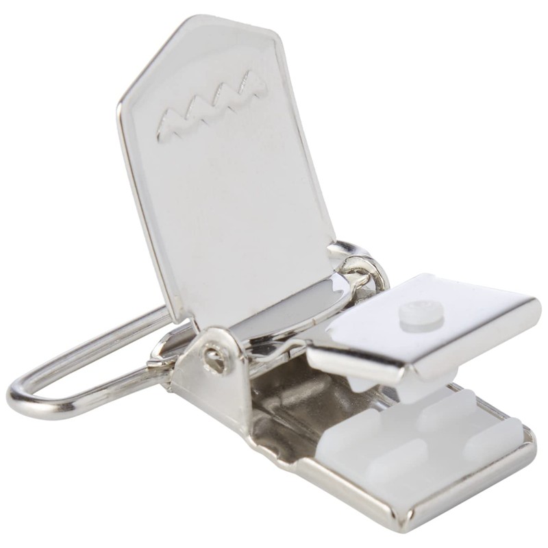 Prym 405.224 Brace Clips, Silver, 30 mm, Pack of 2