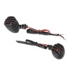 Pair Motorcycle Turn Signal Light with Grill Cover 3 Wires