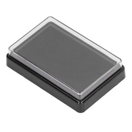 Baby Footprint Ink Pillow, Reusable Newborn Baby Handprint or Footprint Ink Pillow with Paper, Safe Baby Handprint Ink Pillow, Easy to Wash (Black)