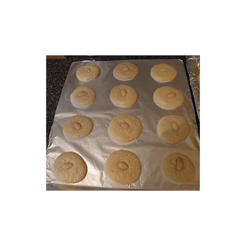 100 x 5 cm Macaroon/Nougat Discs Edible Rice Paper Discs