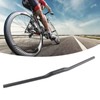 Bicycle Riser Handlebar Matt Black 3K Carbon Fiber Integrated Light