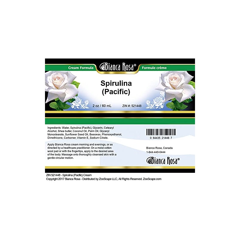 Bianca Rosa Spirulina (Pacific) Cream (2 oz, ZIN: 521448)