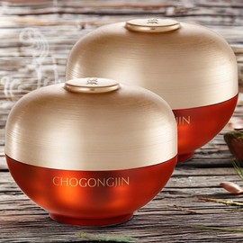 Chogongjin Skin Nutrition Supply, Skin Condition Improvement Revitalizing Gin Cream, 2 x 60ml / 초공진 피부영양공급 피부상태개선 소생 진 크림 2개 60ml