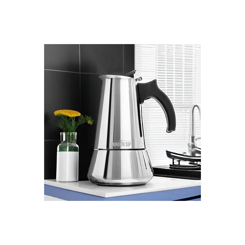The London Sip Stainless Steel Stovetop Espresso Maker Italian Moka