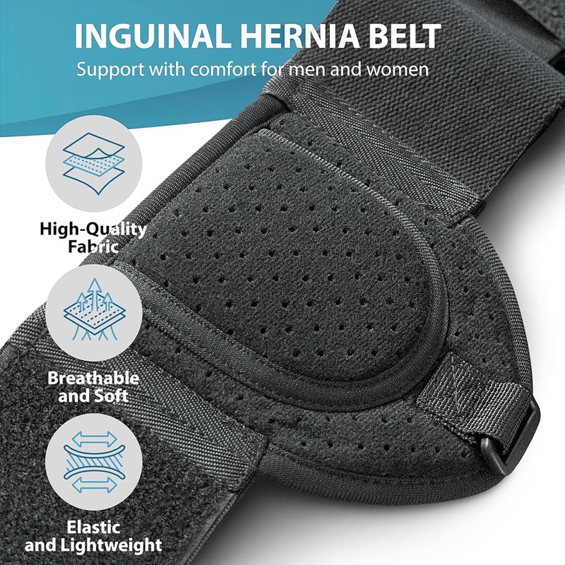 KOQAIIZ Hernia Belt for Men, Inguinal Hernia Support, Inguinal Hernia