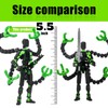 PkghoKids Assembly Completed T13 Action Figure 3D Printed Multi-Jointed Movable