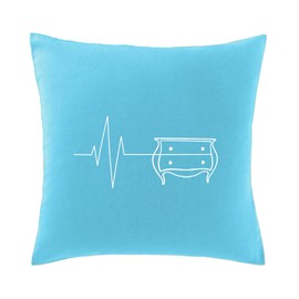 Hippowarehouse Heartbeat monitor dresser furniture Printed bedroom accessory cushion cover case 41x41cm