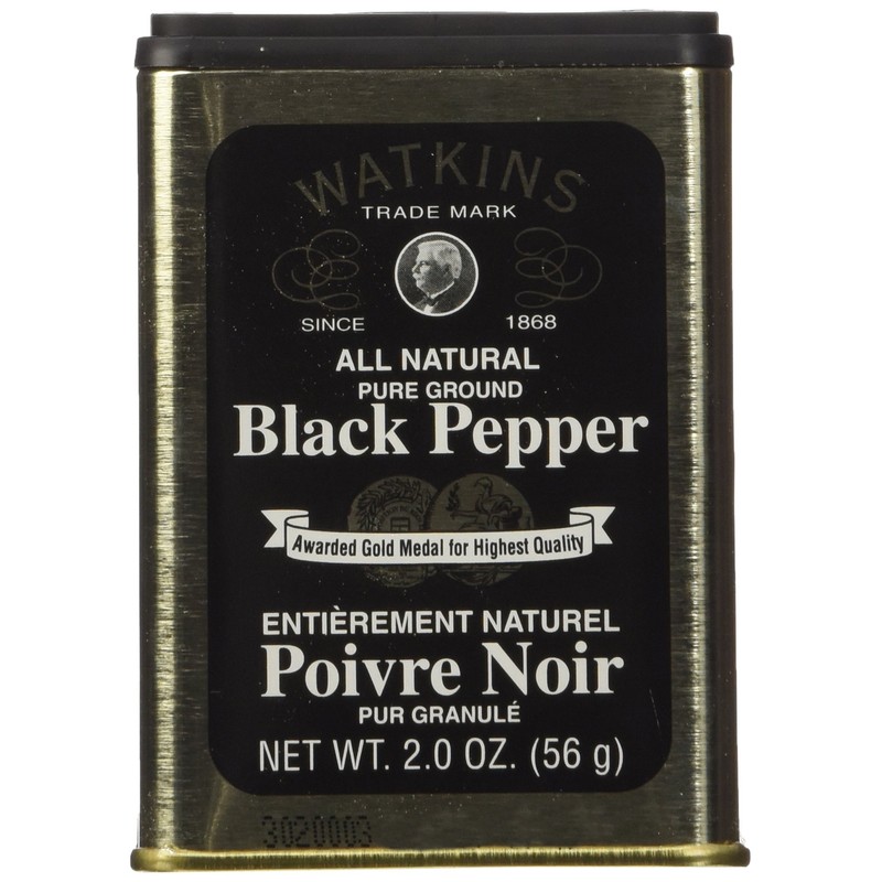 Watkins Ground Black Pepper, 2 Ounces