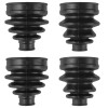 Caltric 2 Front Inner Outer Axle CV Boot Kit for