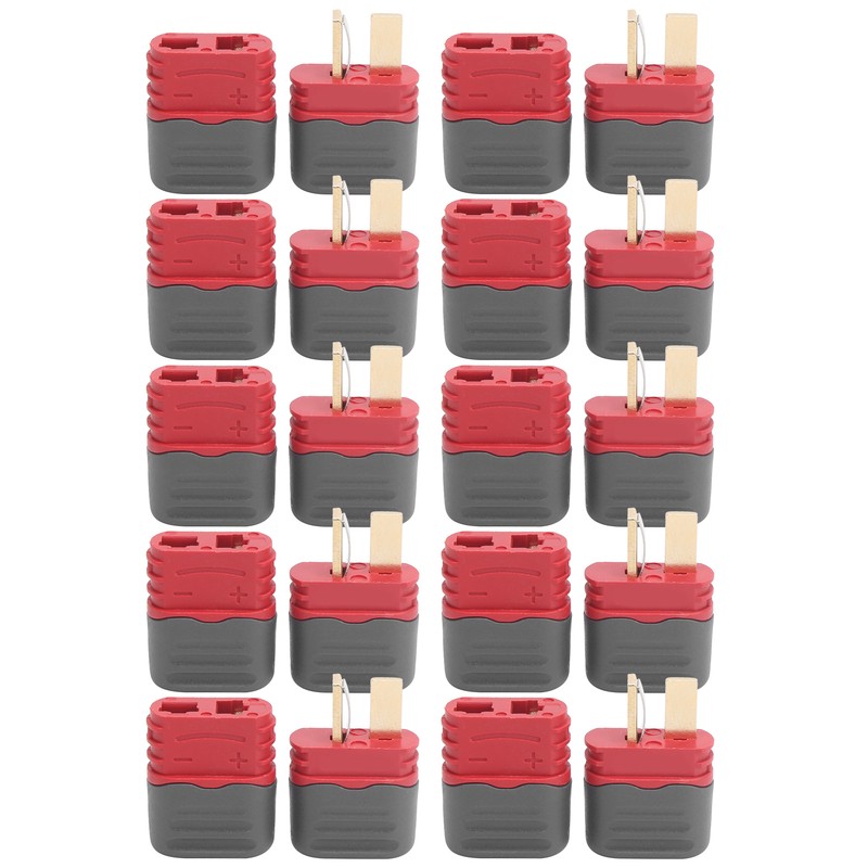 10Sets RC Connector Adapters T Plug Male/Female with Protective Case