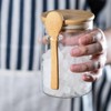 Deeriz Airtight Food Storage Containers with Bamboo Lids and Spoon