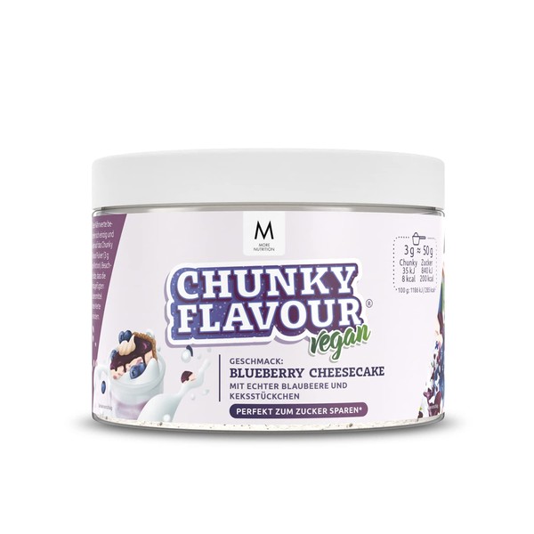 MORE NUTRITION Chunky Flavour Blueberry Cheesecake 250g