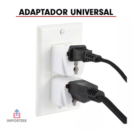 Importeek 50pz Clavija Convertidor Toma Corriente Americana Mexico