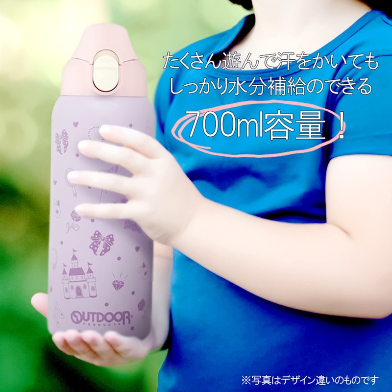 Toa Outdoor Products 314-314 Children's Stainless Steel One Push Bottle,