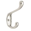 Liberty B42302Q-SN-C5 Heavy Duty Coat and Hat Hook, 3-inch, Matte