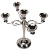 Metal Candelabra Black 5 Arms Elegant Colorfast Stable Wide Base