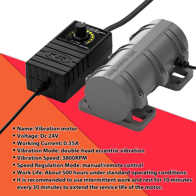 24V DC Motor 3800rpm Strong Vibration Motor Mini Rotary Speed