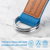 voidbiov D-Ring Buckle Yoga Strap 1.85 or 2.5M, Durable Cotton