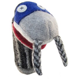 Cate & Levi - Hand Puppet - Premium Reclaimed Wool - Handmade in Canada - Machine Washable (Walrus)