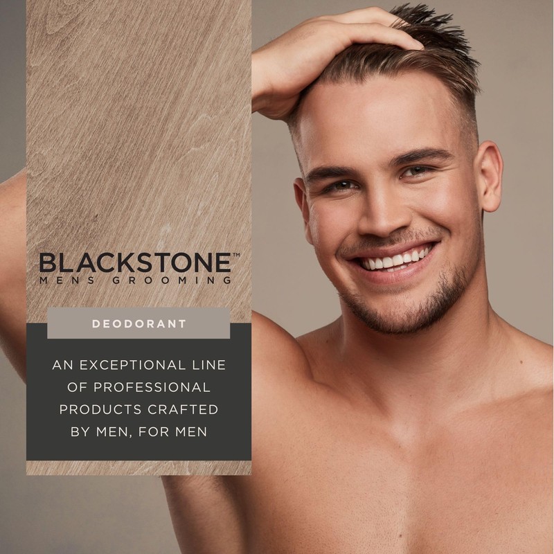 Blackstone Men's Grooming Aluminum-Free Deodorant - All Day Odor Protection