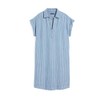 vineyard vines Women's Margo Pinstripe Shirtdress, Chambray/White Cap