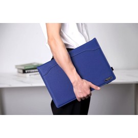 Berfea Case Cover Compatible with ASUS ExpertBook B5 Flip B5302 13.3 inch Laptop Notebook Sleeve PU Leather Stand Hard Protective Skin