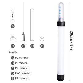 Guador 10 pcs Soil Moisture Meter,20cm Plant Water Level Indicator Water Level Guage Tester Water Level Gauge Display Water Level Indicator Soil Moisture Meter Sensor for Gardening Potted Plants