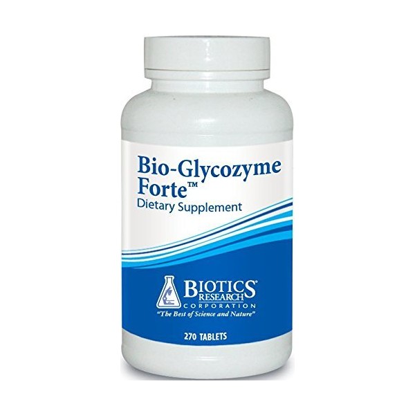 Biotics Research Bio-Glycozyme Forte - 270 Capsules