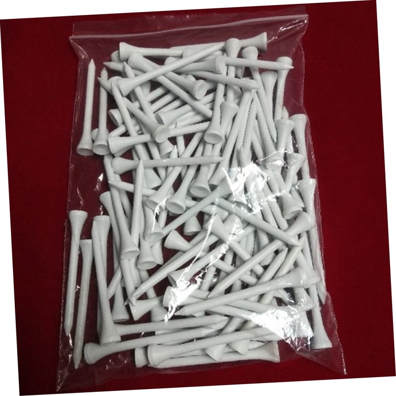 Sosoport 2sets Golf Tees Wood Outdoor Protective Tees 7cm Length