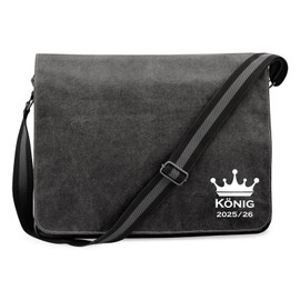 Huuraa Crossbody Bag König 2025/26 Shooting King Gift 14 Litres Black Canvas King 2025/26 Accessory