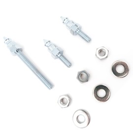 Americruise Motorcycle Chrome Batwing Windshield Trim Accent Mount Hardware Spikes Screws Kit for Harley Touring Electra Street Glide FLHT FLHX 2014-2023