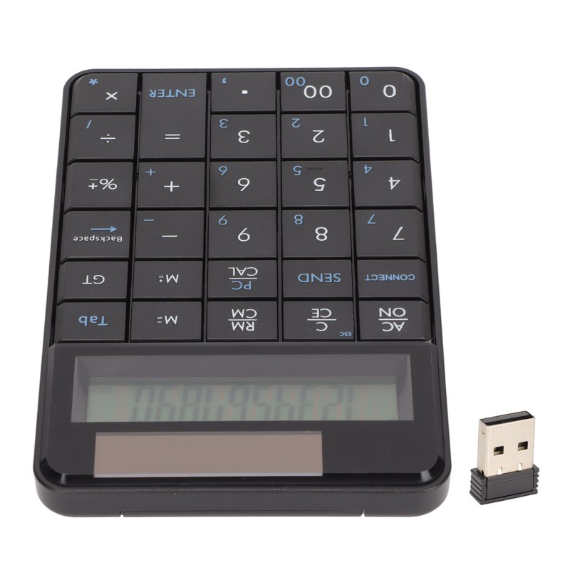 Calculator Number Pad Calculator Function 29 Keys 2.4GHz Wireless USB