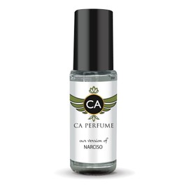 CA Perfume Impression of Narciso For Women & Men Replica Fragrance Body Oil Dupes Alcohol-Free Aromatherapy Sample Travel Size Concentrated Long Lasting Attar Roll-On 0.14 Fl Oz/4ml-X1