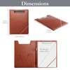 ProCase Clipboard Folder Portfolio, Leather Business Padfolio Organizer Letter Size