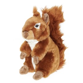 tachi Cuddly Toy Squirrel Brown Soft Toy Squirrel Sitting Soft Toy Rodent 21 cm