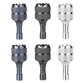 lasuroa 6pcs Drone Joystick Replacement, Mini Drone Thumb Sticks Compatible with DJI Mini 3 Pro DJI RC Smart Controller Accessories (Silver, Black, Blue)