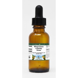 Wheat Grass & Barley Grass Glycerite Liquid Extract (1:5) - No Flavor (1 oz, ZIN: 523201)