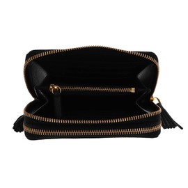 Coccinelle Tassel Tejus Zip Around Wallet Taupe, taupe, Contemporary