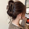 Ling & Bai 4Pcs Large Hair Claw Clips Fashion Leopard