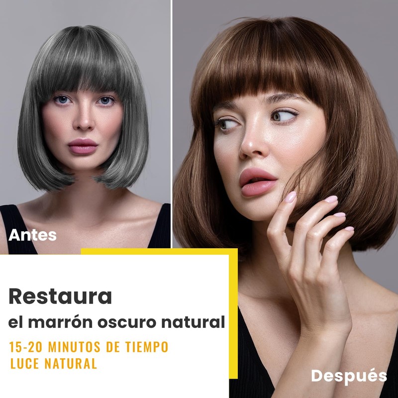 Hair Dye Shampoo for Gray Hair, Hair Coloring Shampoo for