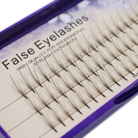 Scala 8-16mm to Choose 5 Roots 60pcs 0.07mm Thickness Mink Hair C Curl Eyelash Extension False Strip Eyelashes Individual Lashes (15mm)