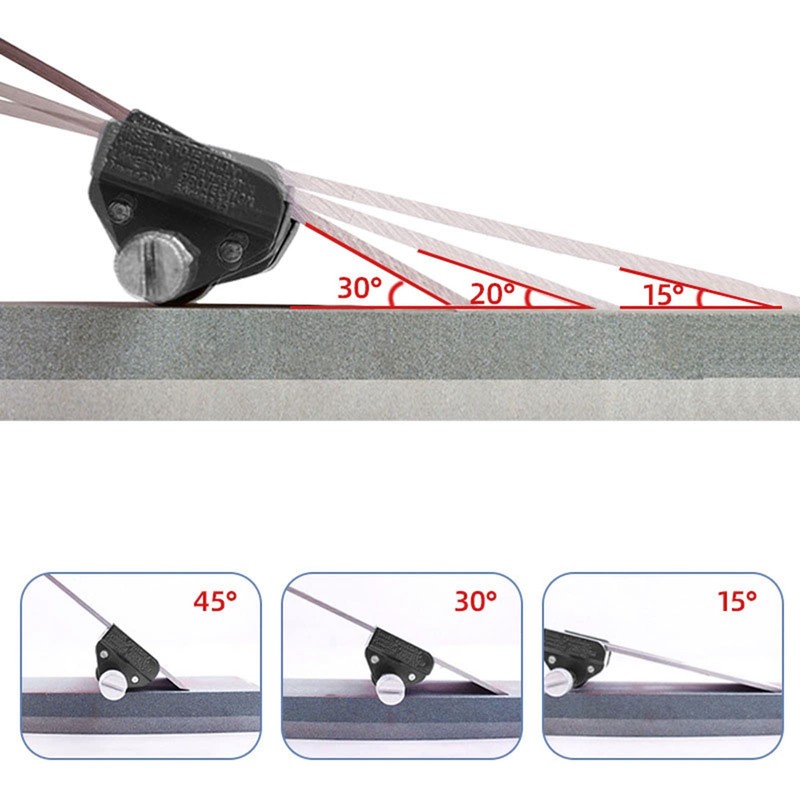 Topyond Chisel Sharpening Honing Guide Tool, Stainless Steel Knifes Blade