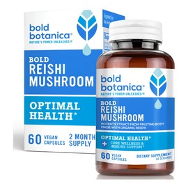 Bold Botanica Reishi Cápsulas 60 Vegan Extracto Orgánico