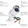 ZOSI 2.0MP 1080p Security Camera 4-in-1 TVI/CVI/AHD/CVBS Surveillance Bullet Camera,120ft