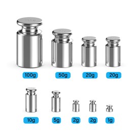 MAXUS Precision Calibration Weights Set with Powder Trickler