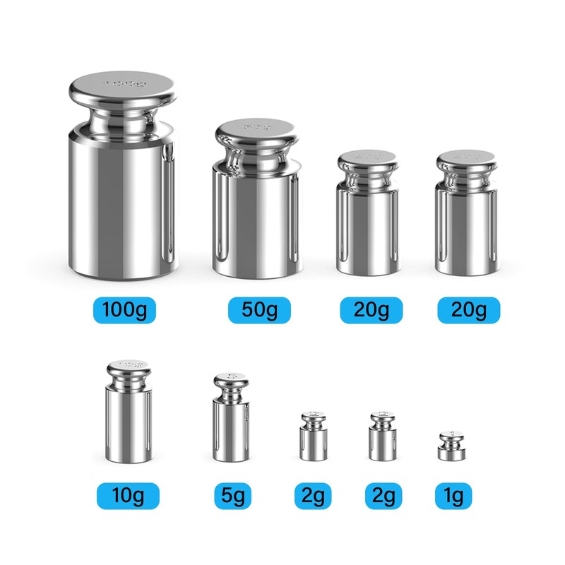 MAXUS Precision Calibration Weights Set with Powder Trickler